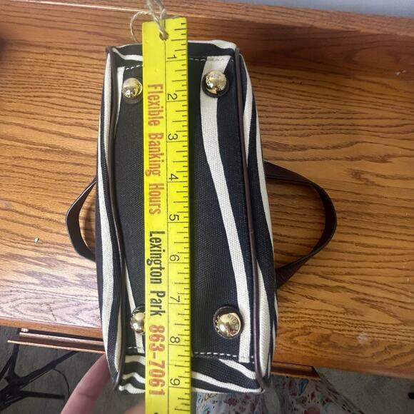 Michael Kors Bag Brown Gold Satchel Leather - Picture 7 of 13